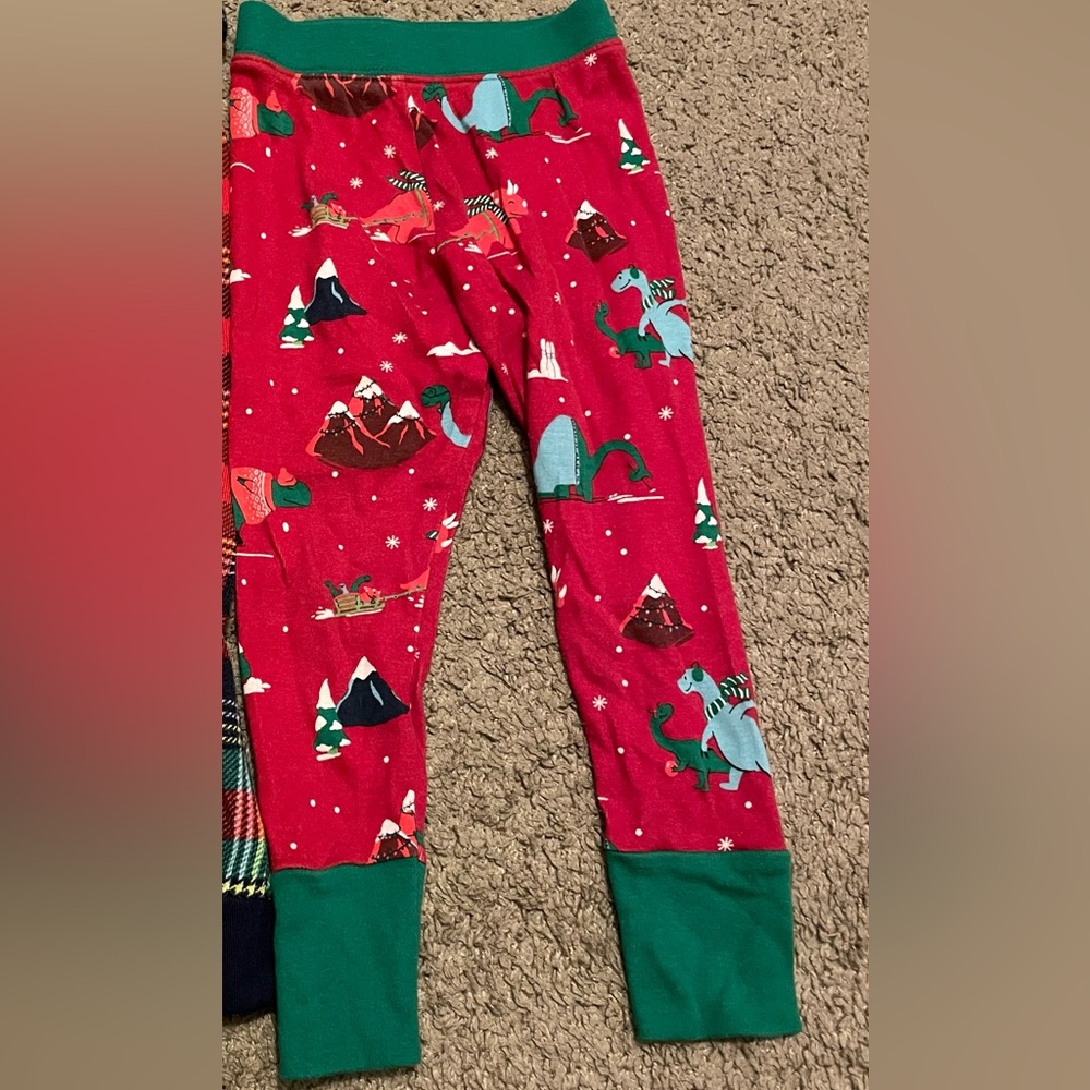 Wondershop Red Plaid and Dinosaur Pajama Bottoms